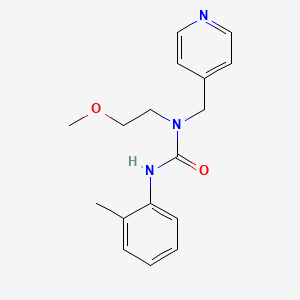 molecular formula C17H21N3O2 B2809988 1-(2-Methoxyethyl)-1-(pyridin-4-ylmethyl)-3-(o-tolyl)urea CAS No. 1286712-02-4