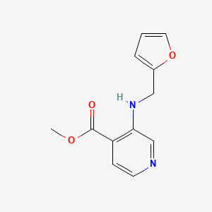 molecular formula C12H12N2O3 B2810017 Methyl 3-(furan-2-ylmethylamino)pyridine-4-carboxylate CAS No. 1539015-73-0