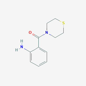 molecular formula C11H14N2OS B2810122 2-(Thiomorpholine-4-carbonyl)aniline CAS No. 664303-98-4