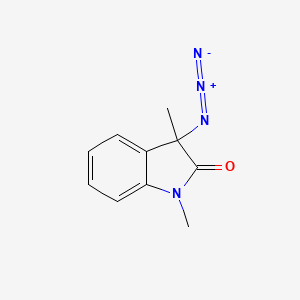 molecular formula C10H10N4O B2810138 3-Azido-1,3-dimethylindol-2-one CAS No. 1984011-87-1