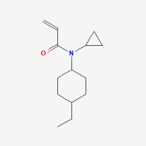 N-Cyclopropyl-N-(4-ethylcyclohexyl)prop-2-enamide