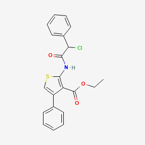 Ethyl 2-(2-chloro-2-phenylacetamido)-4-phenylthiophene-3-carboxylate