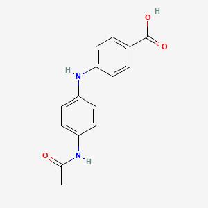 4-[(4-acetamidophenyl)amino]benzoic Acid