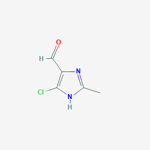 4-chloro-2-methyl-1H-imidazole-5-carbaldehyde
