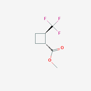 Methyl (1R,2R)-2-(trifluoromethyl)cyclobutane-1-carboxylate