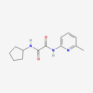 N1-cyclopentyl-N2-(6-methylpyridin-2-yl)oxalamide