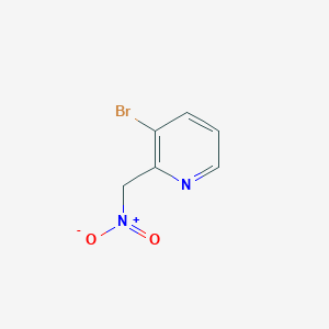 molecular formula C6H5BrN2O2 B2810174 3-Bromo-2-(nitromethyl)pyridine CAS No. 1379312-29-4
