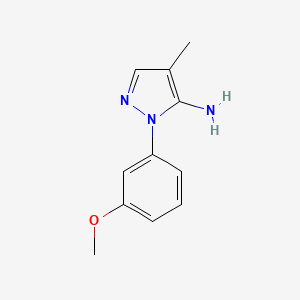 1-(3-Methoxyphenyl)-4-methyl-1H-pyrazol-5-amine