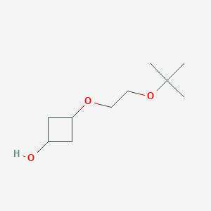 molecular formula C10H20O3 B2810242 3-[2-(Tert-butoxy)ethoxy]cyclobutan-1-ol CAS No. 1909287-68-8