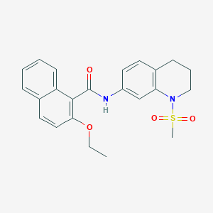 2-ethoxy-N-(1-(methylsulfonyl)-1,2,3,4-tetrahydroquinolin-7-yl)-1-naphthamide
