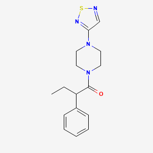 2-Phenyl-1-[4-(1,2,5-thiadiazol-3-yl)piperazin-1-yl]butan-1-one