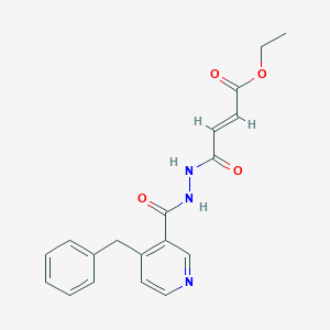molecular formula C19H19N3O4 B2810323 Ethyl LipotF 