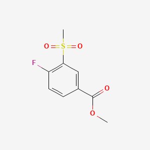 B2810384 Methyl 4-Fluoro-3-(methylsulfonyl)benzoate CAS No. 160819-39-6; 82131-05-3