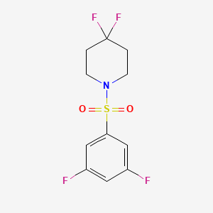 1-(3,5-Difluorophenyl)sulfonyl-4,4-difluoropiperidine