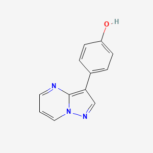 4-Pyrazolo[1,5-a]pyrimidin-3-ylphenol