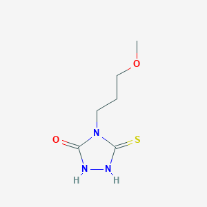 5-Mercapto-4-(3-methoxypropyl)-4H-1,2,4-triazol-3-ol