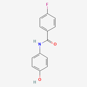 molecular formula C13H10FNO2 B2810648 4-fluoro-N-(4-hydroxyphenyl)benzamide CAS No. 85059-06-9