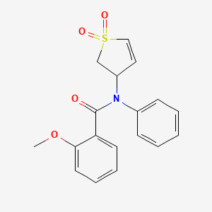 N-(1,1-dioxido-2,3-dihydrothiophen-3-yl)-2-methoxy-N-phenylbenzamide