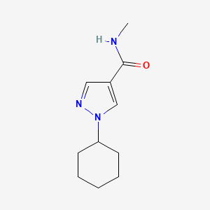 1-cyclohexyl-N-methylpyrazole-4-carboxamide