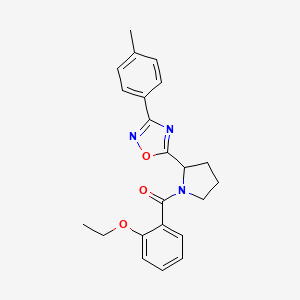 5-[1-(2-Ethoxybenzoyl)pyrrolidin-2-yl]-3-(4-methylphenyl)-1,2,4-oxadiazole
