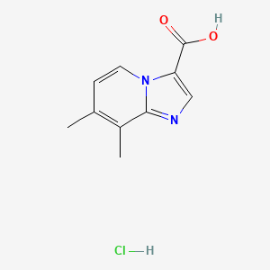 7,8-Dimethylimidazo[1,2-a]pyridine-3-carboxylic acid;hydrochloride