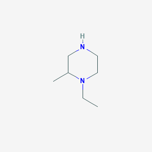 molecular formula C7H16N2 B2810713 1-乙基-2-甲基哌嗪 CAS No. 3366-27-6
