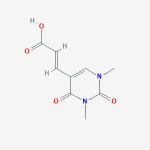 (2E)-3-(1,3-dimethyl-2,4-dioxo-1,2,3,4-tetrahydropyrimidin-5-yl)acrylic acid