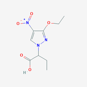 2-(3-ethoxy-4-nitro-1H-pyrazol-1-yl)butanoic acid