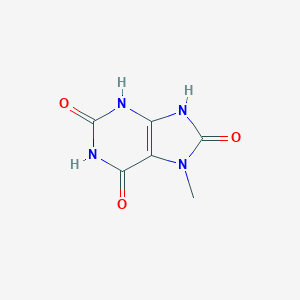 molecular formula C6H6N4O3 B028108 7-Methyluric acid CAS No. 612-37-3