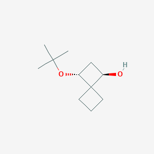 molecular formula C11H20O2 B2810805 rac-(1R,3R)-3-(tert-butoxy)spiro[3.3]heptan-1-ol, trans CAS No. 1909294-76-3