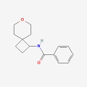 molecular formula C15H19NO2 B2810956 N-(7-oxaspiro[3.5]nonan-1-yl)benzamide CAS No. 2175978-76-2