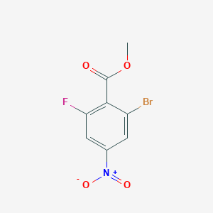 Methyl 2-bromo-6-fluoro-4-nitrobenzoate