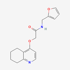 N-(furan-2-ylmethyl)-2-((5,6,7,8-tetrahydroquinolin-4-yl)oxy)acetamide