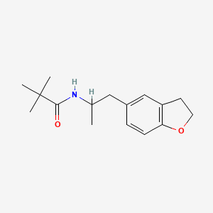 molecular formula C16H23NO2 B2810980 N-(1-(2,3-dihydrobenzofuran-5-yl)propan-2-yl)pivalamide CAS No. 2034449-65-3