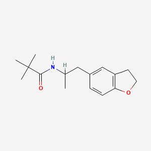 N-(1-(2,3-dihydrobenzofuran-5-yl)propan-2-yl)pivalamide
