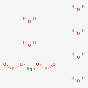 molecular formula H12MgO10P2 B028112 Magnesium hypophosphite 6-hydrate CAS No. 7783-17-7