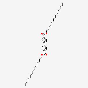 molecular formula C44H70O4 B2811214 Dipentadecyl [1,1'-biphenyl]-4,4'-dicarboxylate CAS No. 80911-53-1