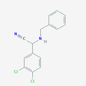2-(Benzylamino)-2-(3,4-dichlorophenyl)acetonitrile