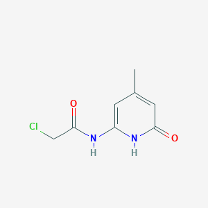 2-Chloro-N-(4-methyl-6-oxo-1H-pyridin-2-yl)acetamide