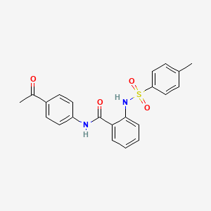 B2811416 N-(4-acetylphenyl)-2-(4-methylbenzenesulfonamido)benzamide CAS No. 330190-18-6