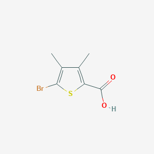 molecular formula C7H7BrO2S B2811480 5-Bromo-3,4-dimethylthiophene-2-carboxylic acid CAS No. 2470439-64-4