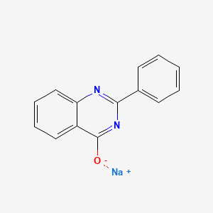molecular formula C14H9N2NaO B2811529 Sodium 2-phenylquinazolin-4-olate CAS No. 454422-23-2