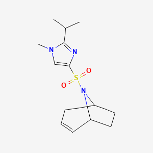 (1R,5S)-8-((2-isopropyl-1-methyl-1H-imidazol-4-yl)sulfonyl)-8-azabicyclo[3.2.1]oct-2-ene