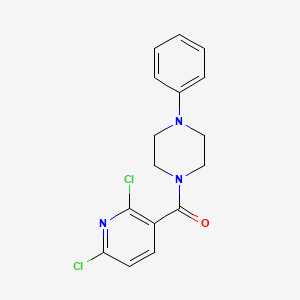 (2,6-Dichloropyridin-3-yl)(4-phenylpiperazin-1-yl)methanone