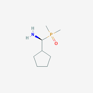 molecular formula C8H18NOP B2811633 (S)-Cyclopentyl(dimethylphosphoryl)methanamine CAS No. 2343963-93-7
