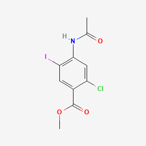 Methyl 4-acetamido-2-chloro-5-iodobenzoate