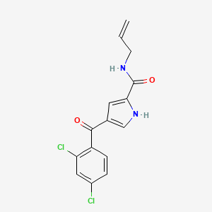 4-(2,4-dichlorobenzoyl)-N-prop-2-enyl-1H-pyrrole-2-carboxamide