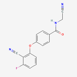 4-(2-cyano-3-fluorophenoxy)-N-(cyanomethyl)benzamide