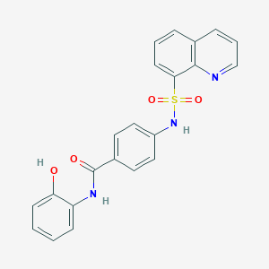 molecular formula C22H17N3O4S B281167 HDAC1-IN-7 