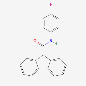 N-(4-fluorophenyl)-9H-fluorene-9-carboxamide